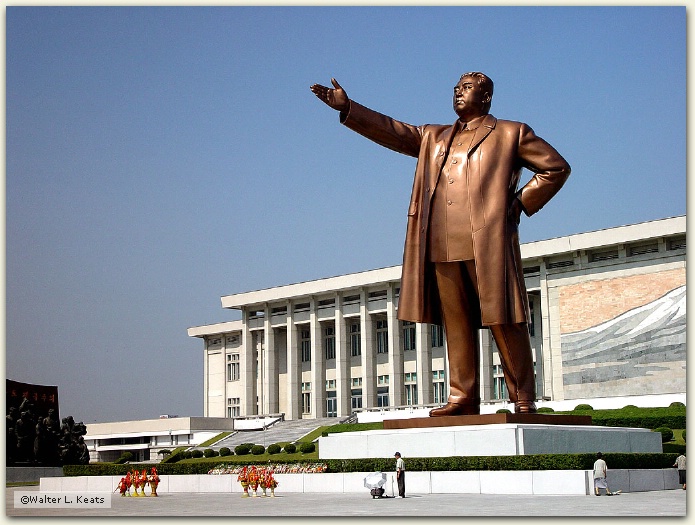 Kim Il Sung Statue, Pyongyang, DPRK